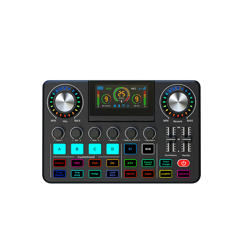 Audio Music Changer - F668 Audio Mixer, Kartu Suara Live