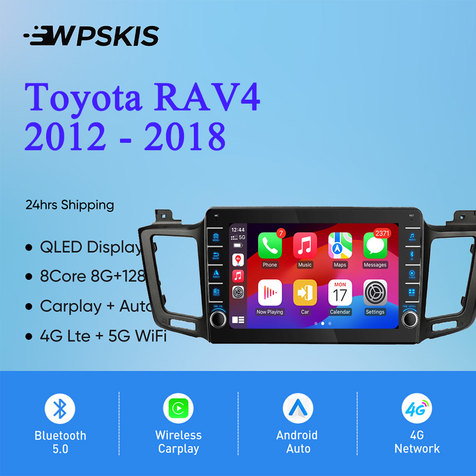 Audio Music To Text - Untuk Toyota RAV4 2012 - 2018