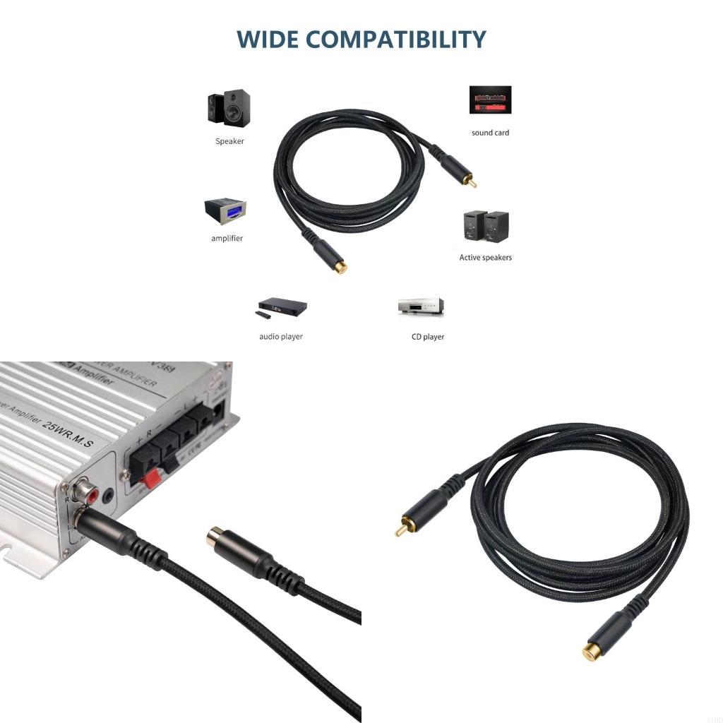 Audio Music Quality Enhancer - Kabel Ekstensi Musik J1HD untuk Subwoofer,