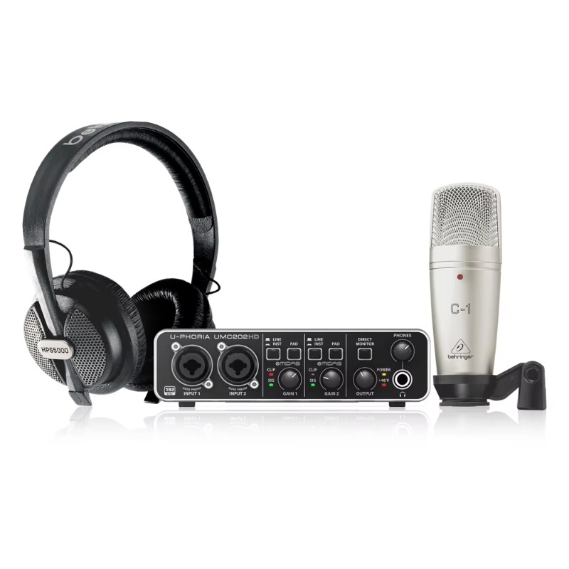 Music Audio Pro - Behringer U-Phoria Studio Pro Recording Bundle