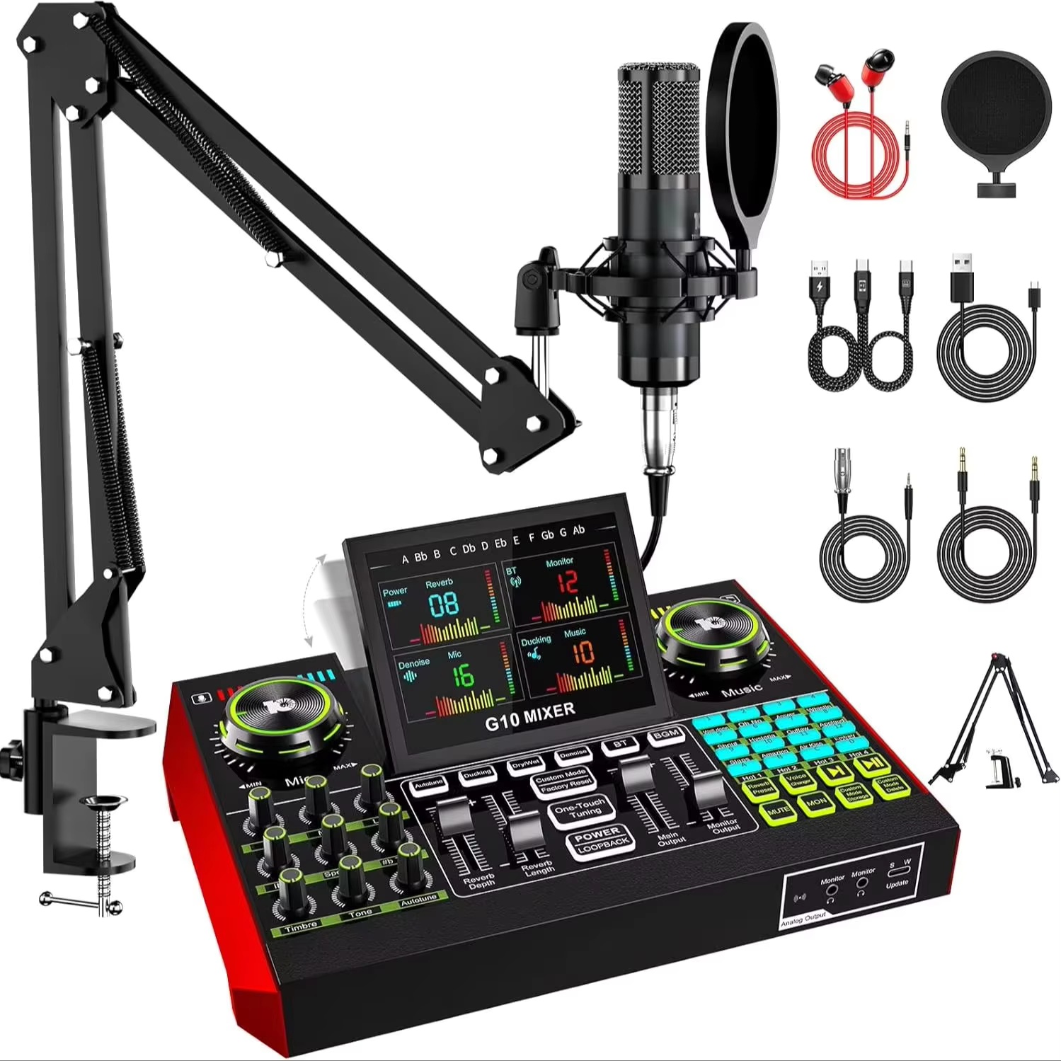 Audio Music Changer - Tenlamp G10 Antarmuka Audio Streaming Langsung,