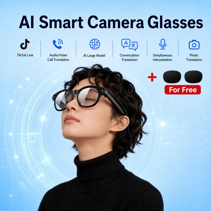 Kacamata Pintar AI, Mendukung  - Audio Music Free Online ulasan dan harga