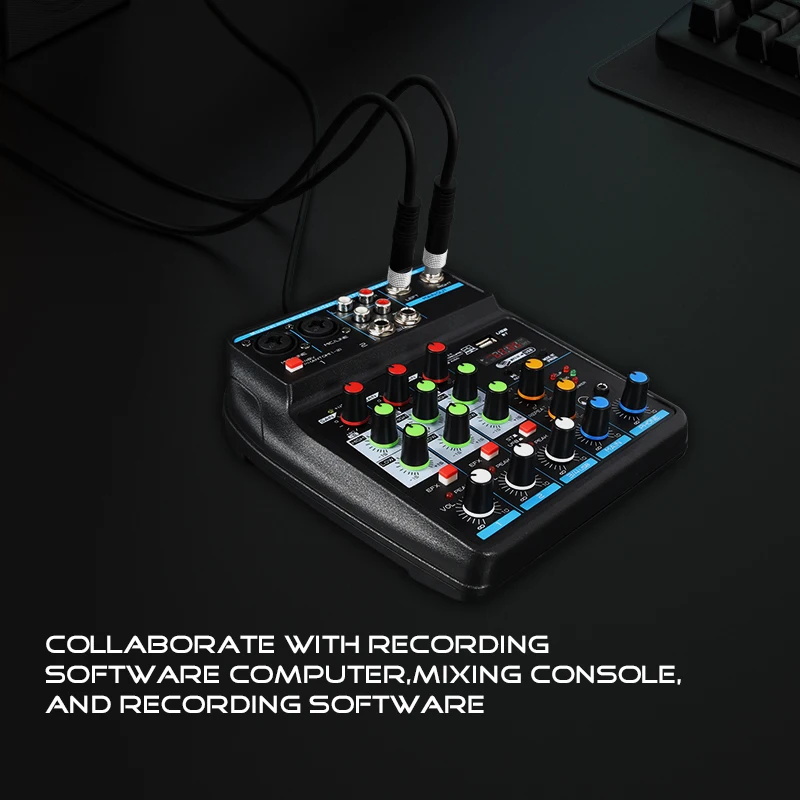 Konsol Mixer Audio Digital Pro - Audio Mixer 4 Channel ulasan dan harga