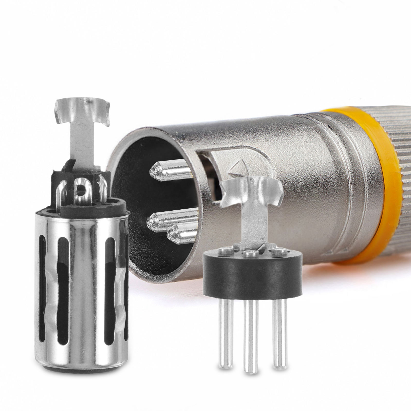 6Pcs XLR Female to Female Gend - Audio Music Changer ulasan dan harga
