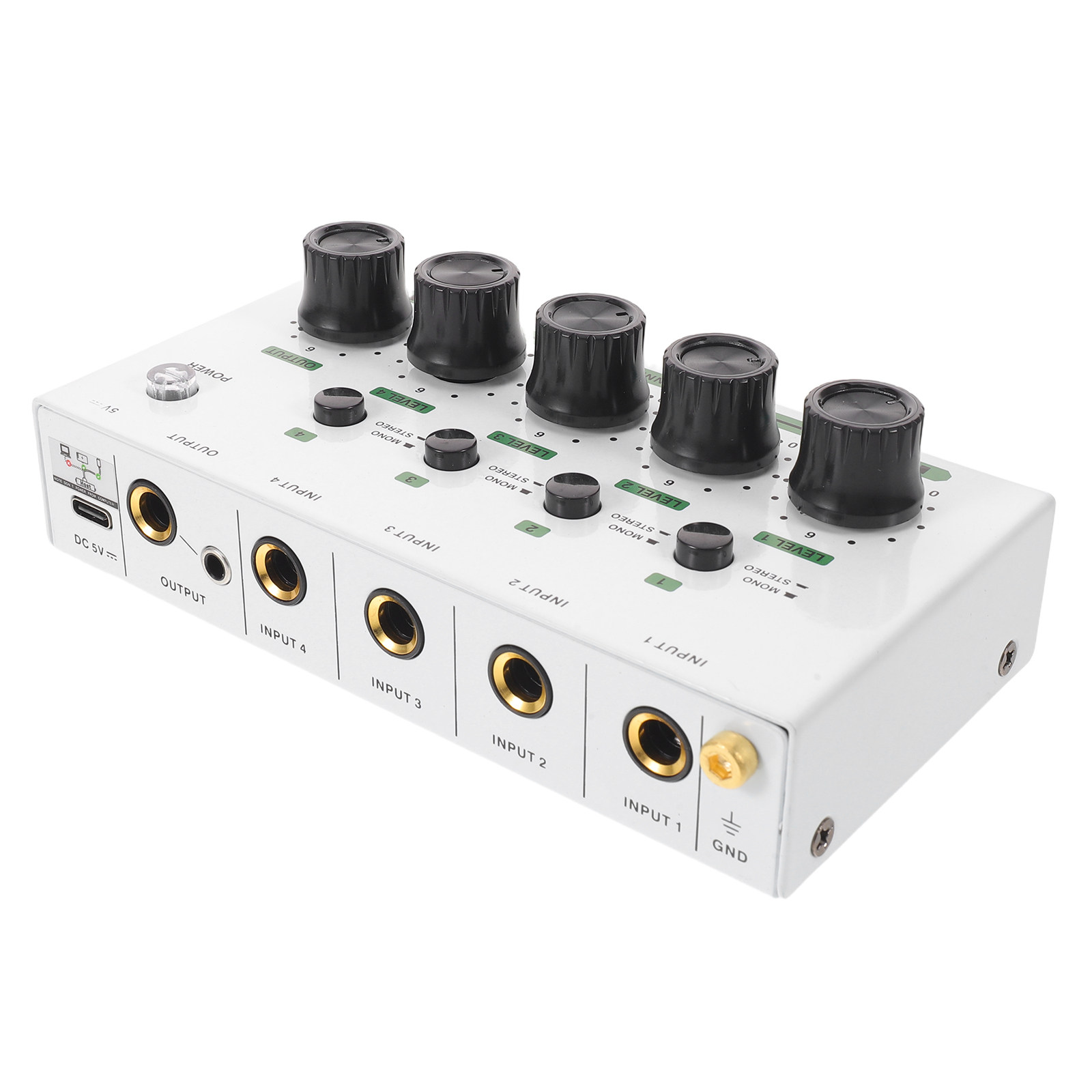 Mixer Audio Kompak 4 Saluran W - Audio Mixer 4 Channel ulasan dan harga