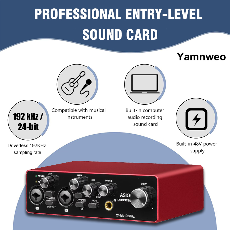 YAMNWEO MD22 Antarmuka Audio U - Audio Music Cut ulasan dan harga