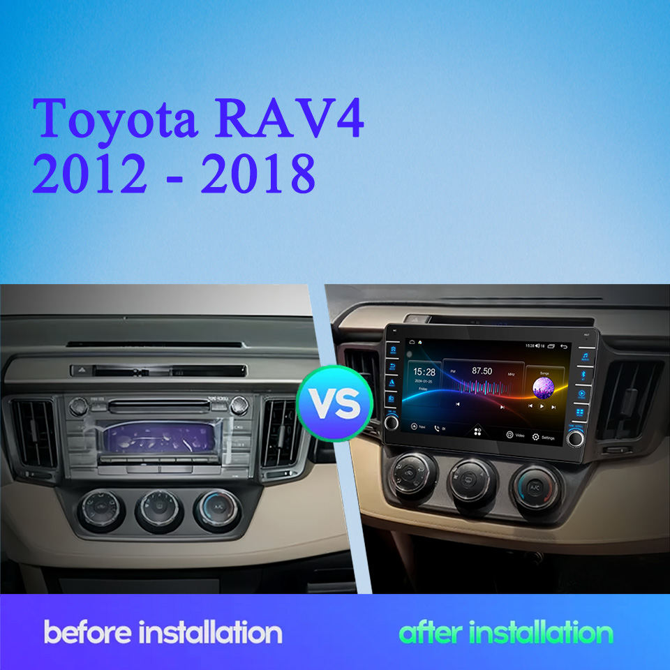 Untuk Toyota RAV4 2012 - 2018  - Audio Music To Text ulasan dan harga