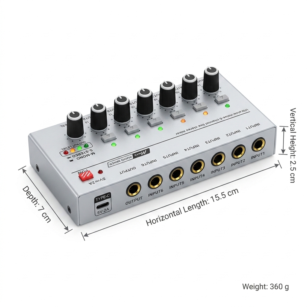Mixer Suara Portabel Ultra Low - Audio Mixer 4 Channel ulasan dan harga