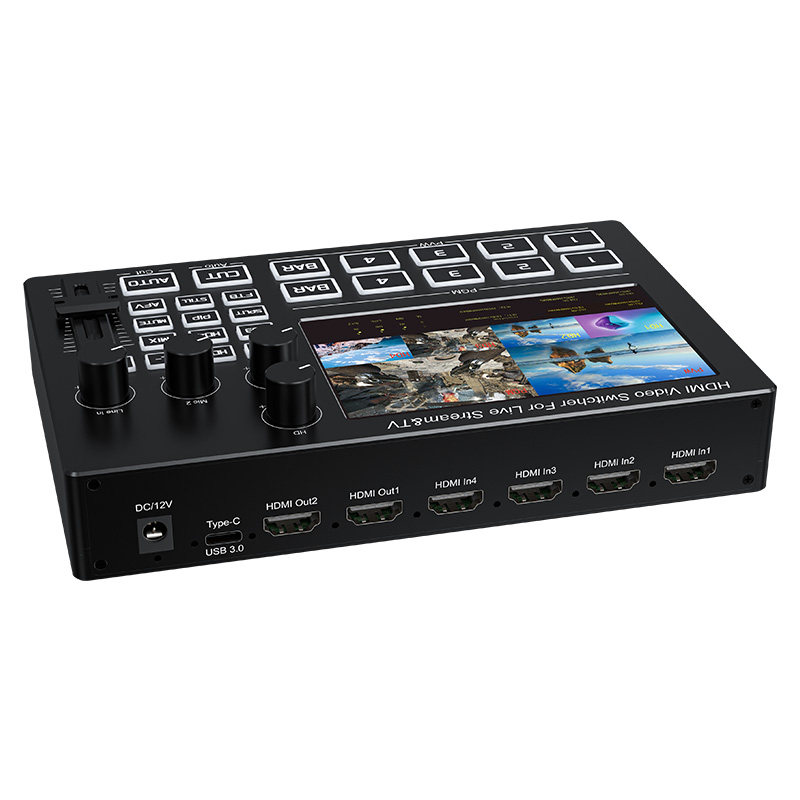 Mixer Switcher Video Streaming - Audio Mixer 4 Channel ulasan dan harga