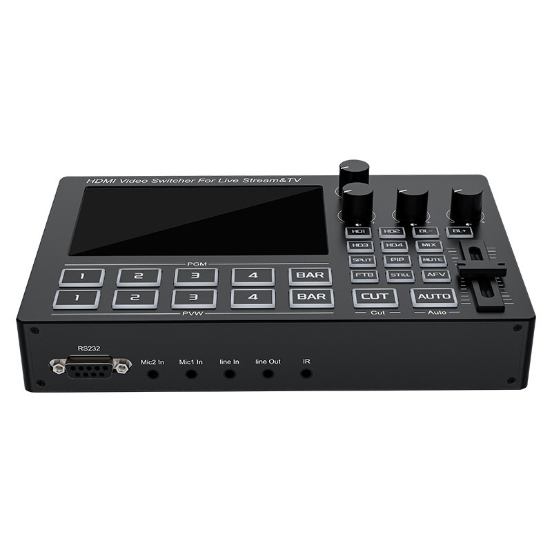 Mixer Switcher Video Streaming - Audio Mixer 4 Channel ulasan dan harga