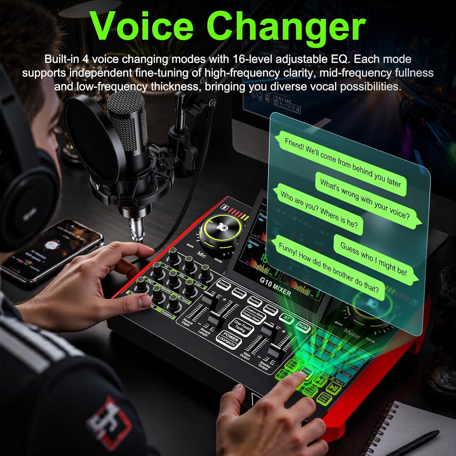 Tenlamp G10 Antarmuka Audio St - Audio Music Changer ulasan dan harga