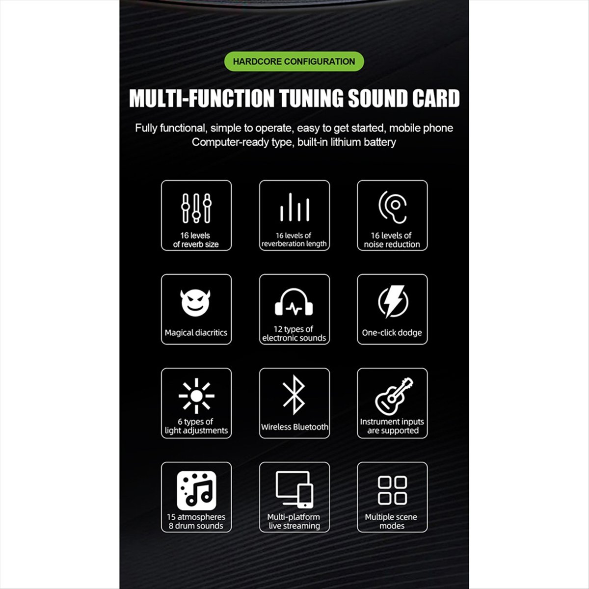 DT77 SN800 Kartu Suara Live Pe - Audio Music Changer ulasan dan harga