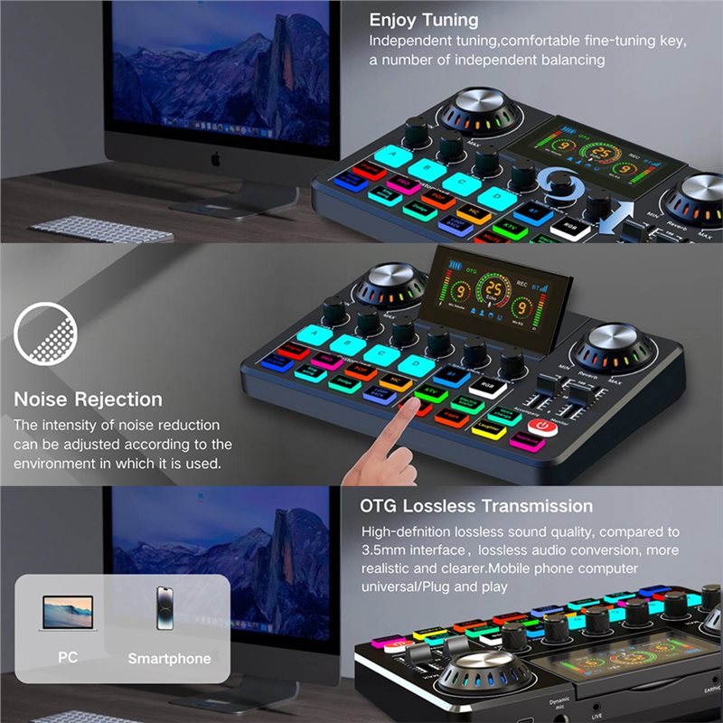 ABLB-Audio Mixer, Kartu Suara  - Audio Music Changer ulasan dan harga