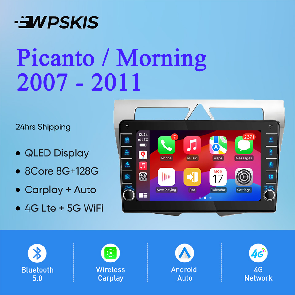 Ram 8G 128GB QLED Radio Mobil  - Audio Music To Text ulasan dan harga
