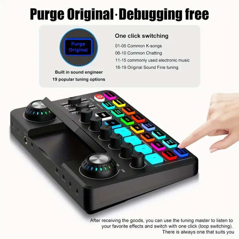 Mixer Audio, Kartu Suara Live  - Audio Music Changer ulasan dan harga